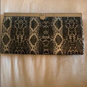 Bebe snake print wallet